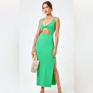 L*Space Vibrant Green Maxi Dress